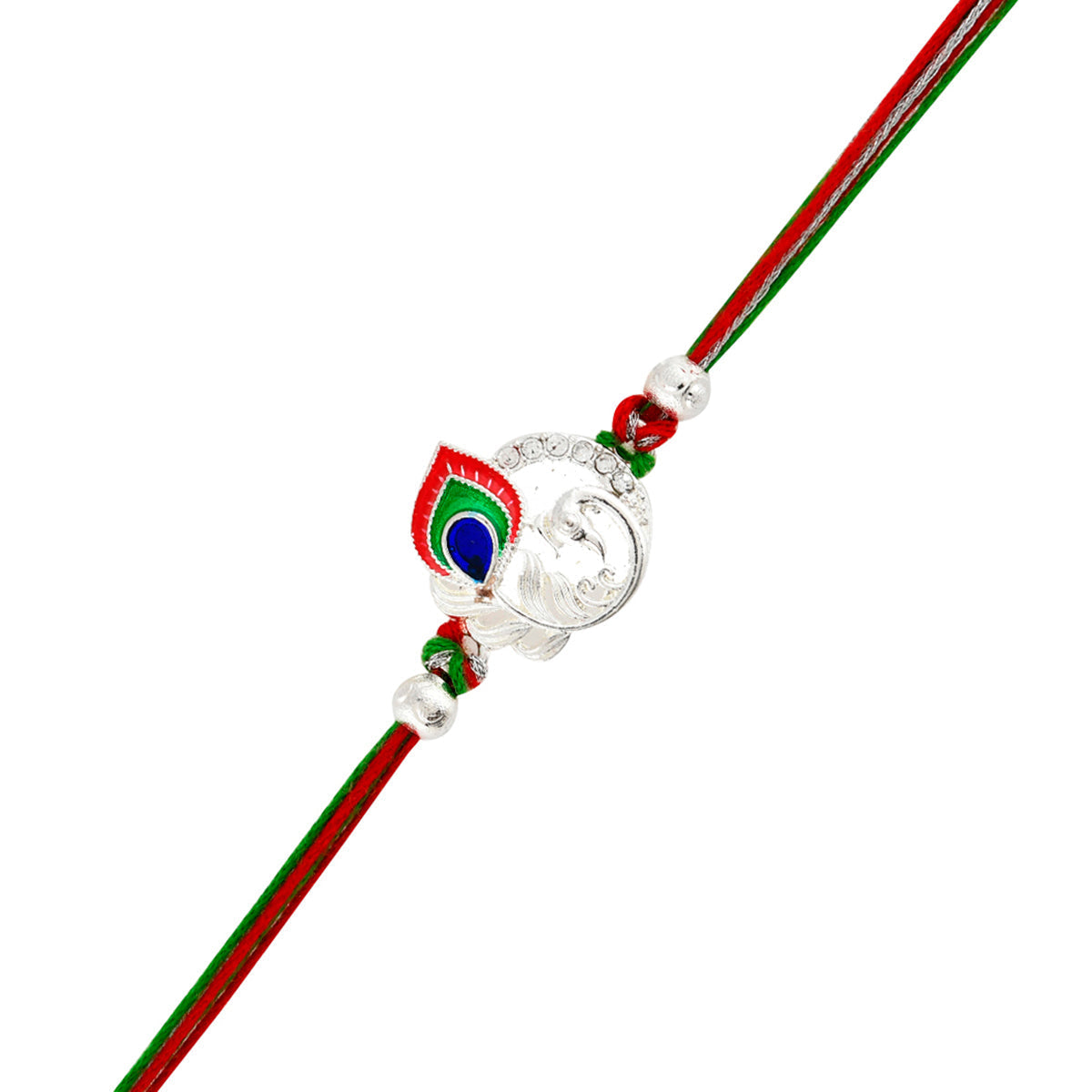 trueBrowns X Voylla Colorful Mor Pankh Thread Rakhi