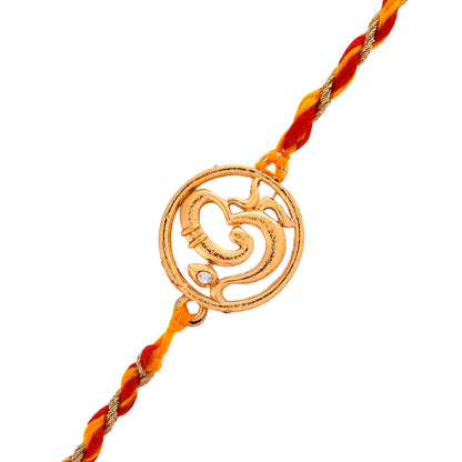 trueBrowns X Voylla Om Rudraksha Beads Thread Rakhi