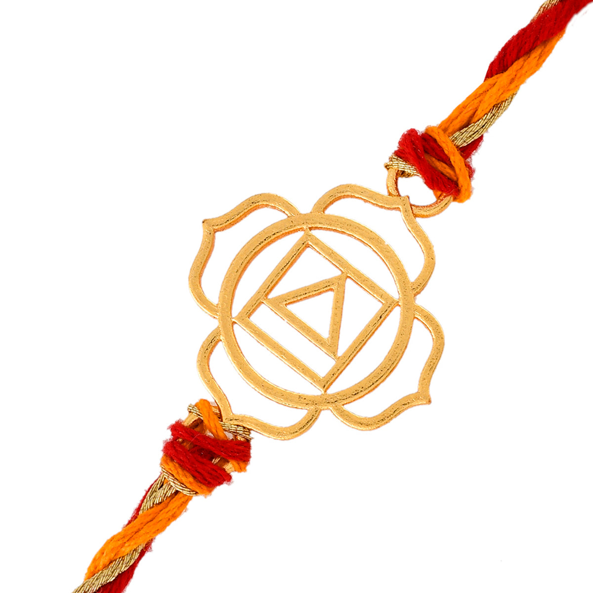 trueBrowns X Voylla High Polish Abstract Floral Motif Rakhi