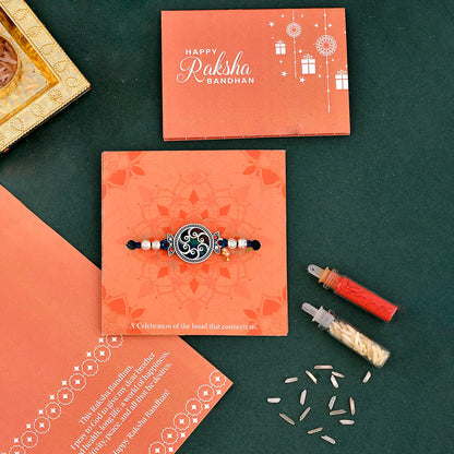 trueBrowns X Voylla Beaded Mandala Inspired Thread Rakhi