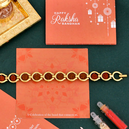 trueBrowns X Voylla Rudraksha Beads Bracelet Style Rakhi