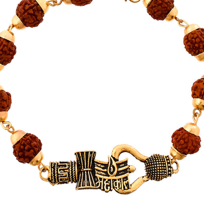 trueBrowns X Voylla Lord Shiva Motifs Rudraksha Rakhi