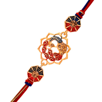 trueBrowns X Voylla Cutwork Studded High Polish Thread Rakhi