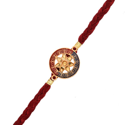 trueBrowns X Voylla Floral Motif Braided Thread Rakhi