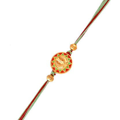 trueBrowns X Voylla Ethnic Colorful Enamel Thread Rakhi