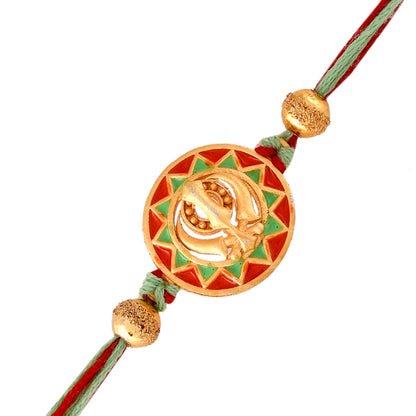 trueBrowns X Voylla Ethnic Colorful Enamel Thread Rakhi