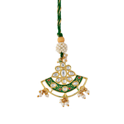 trueBrowns X Voylla Kundan Polki Traditional Bhaiya-Bhabhi Rakhi