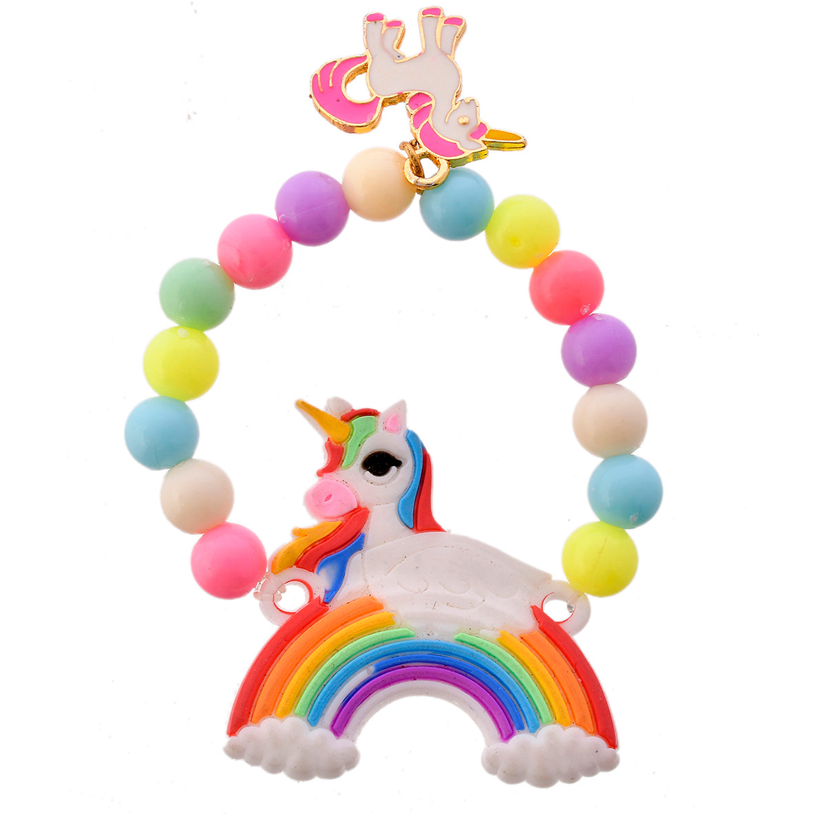 trueBrowns X Voylla Colorful Rainbow And Unicorn Beaded Kids Rakhi