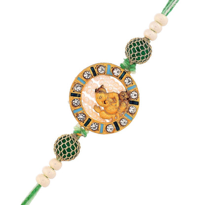 trueBrowns X Voylla Lord Ganesh Kids Thread Rakhi