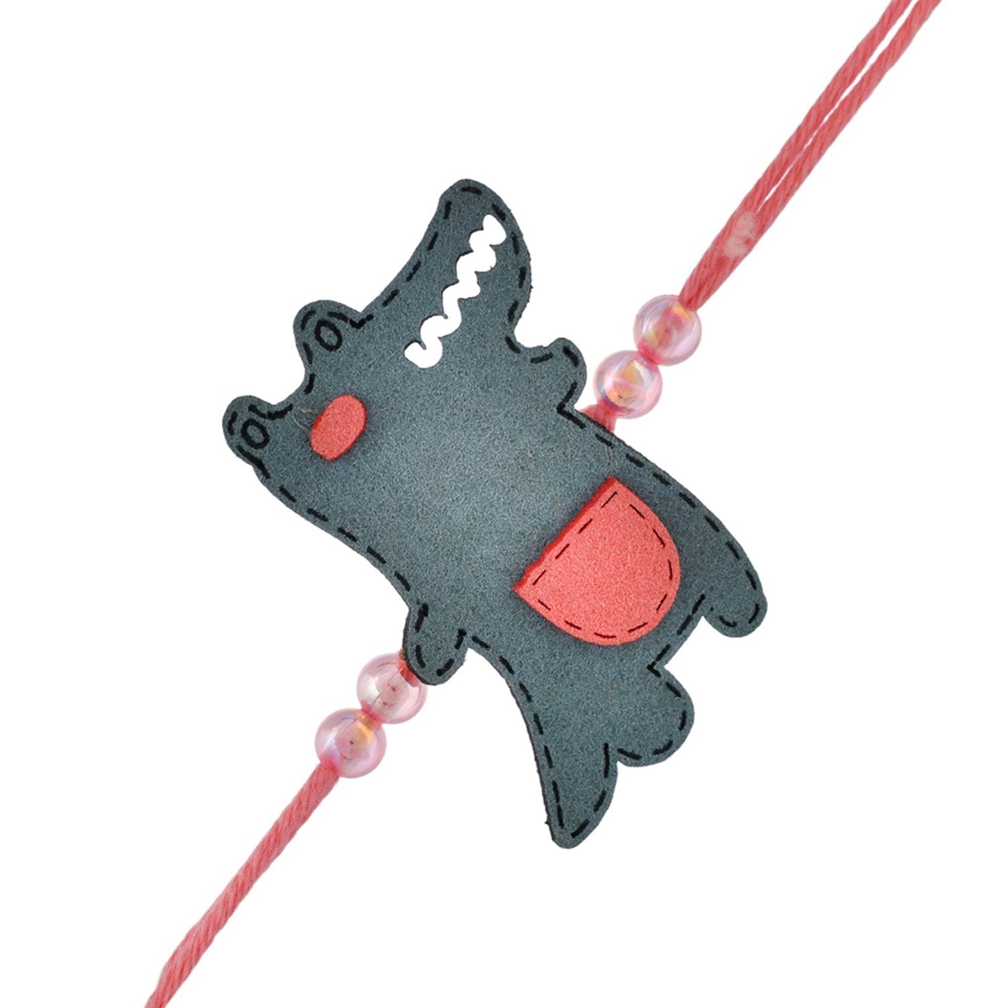 trueBrowns X Voylla Playful Crocodile Colourful Kids Thread Rakhi For Kids