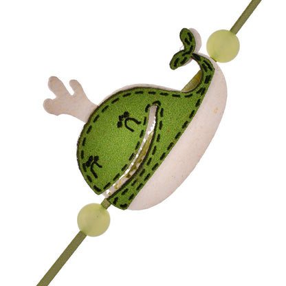 trueBrowns X Voylla Happy Whale Beaded Slip-On Rakhi For Kids