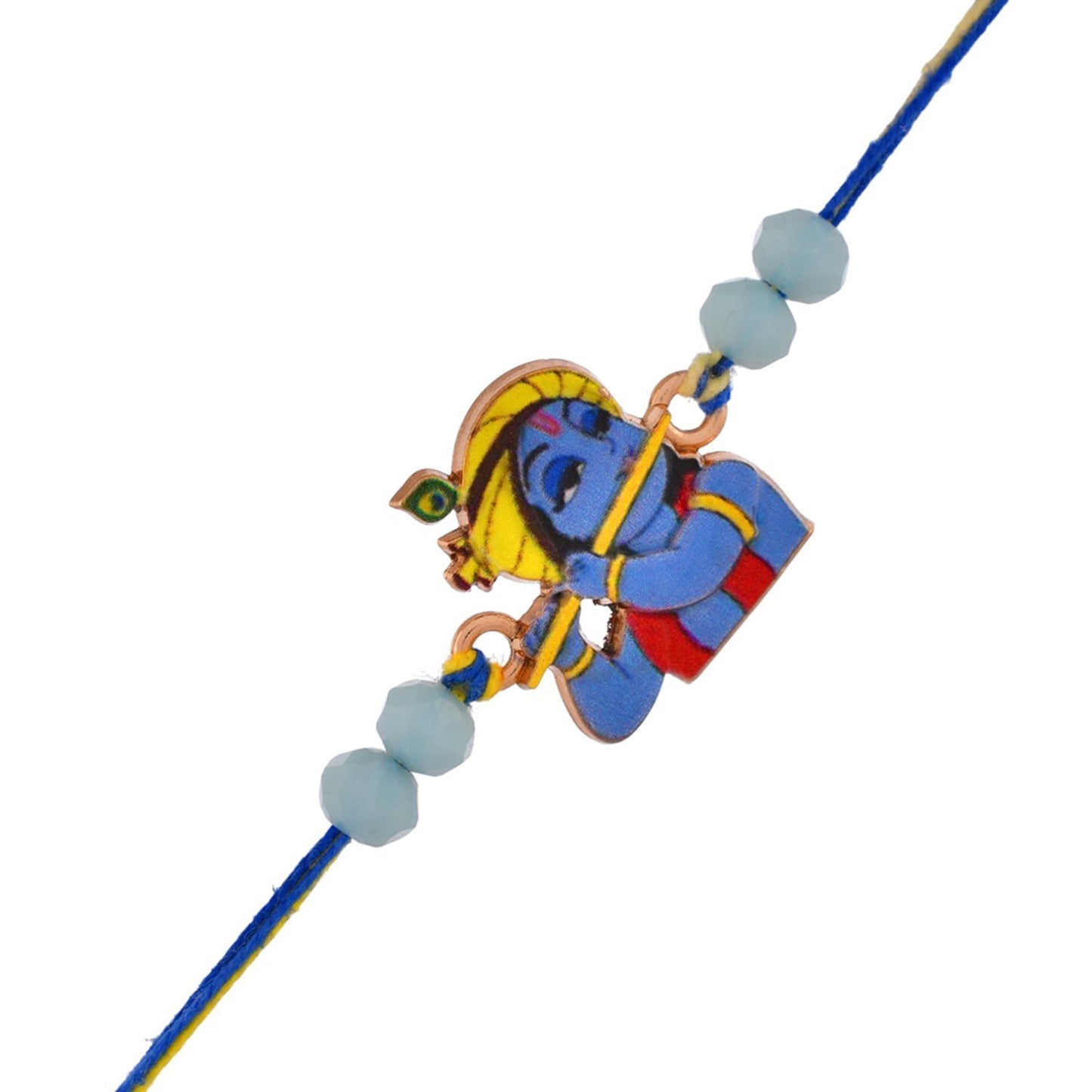 trueBrowns X Voylla Lord Krishna Kids Thread Rakhi For Kids