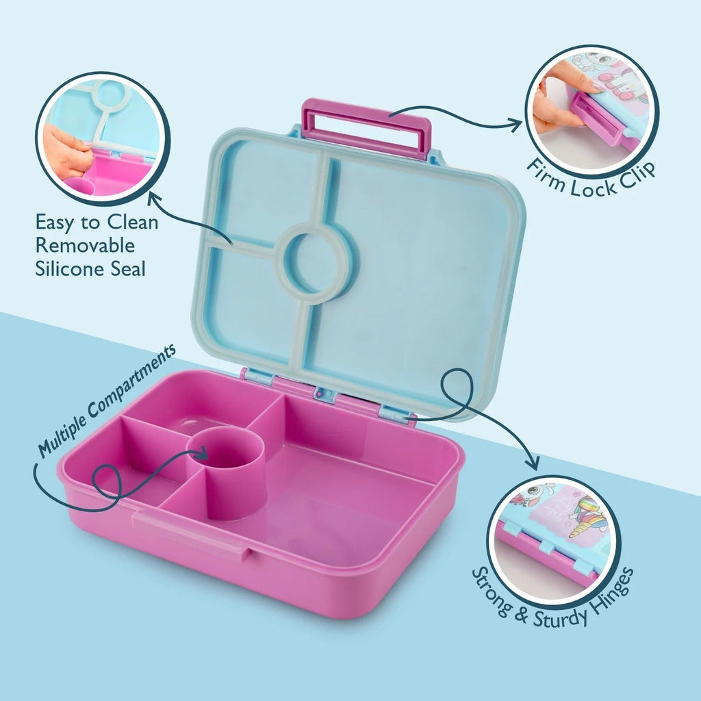 Nayasa Bento Lunch Box for Kids 4 Containers