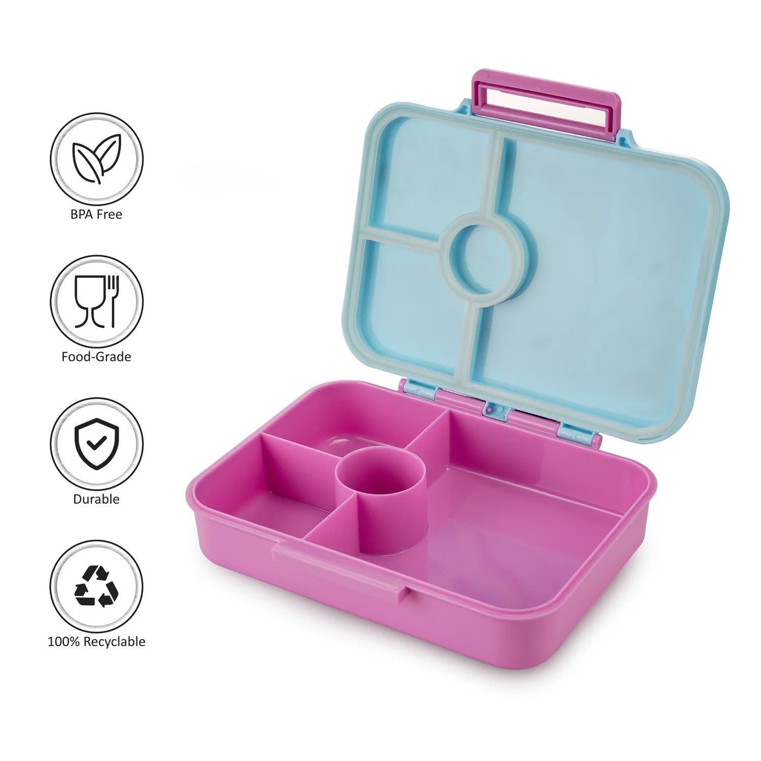 Nayasa Bento Lunch Box for Kids 4 Containers