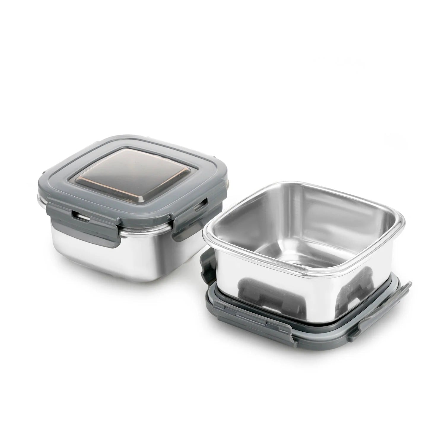 Nayasa Eco Crunch Lunch Box with 2 Containers 300ml Each