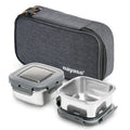 Nayasa Eco Crunch Lunch Box with 2 Containers 300ml Each
