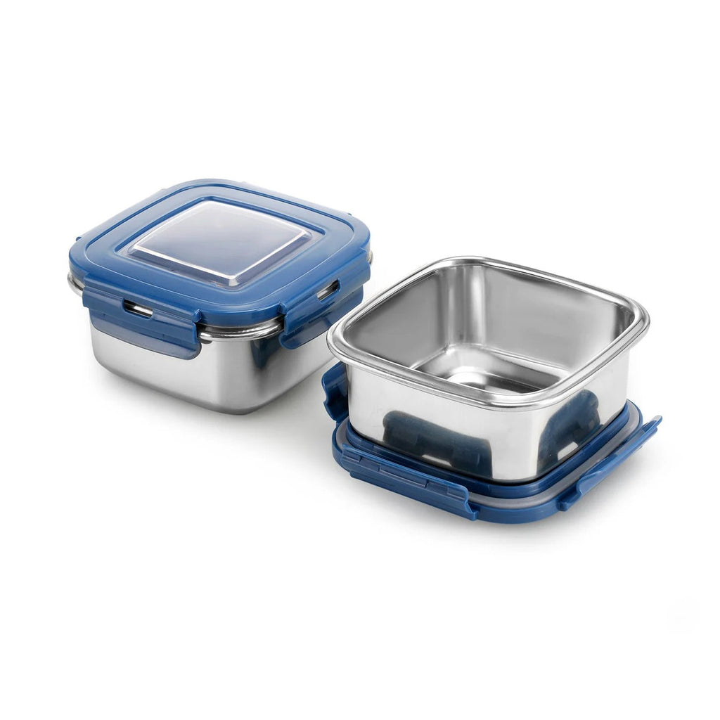 Nayasa Eco Crunch Lunch Box with 2 Containers 300ml Each