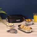Nayasa Aqua Duplex Stainless Steel Lunch Box Set