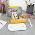 Nayasa Autobot Medium Dual-Compartment Insulated Lunch Box 650ml