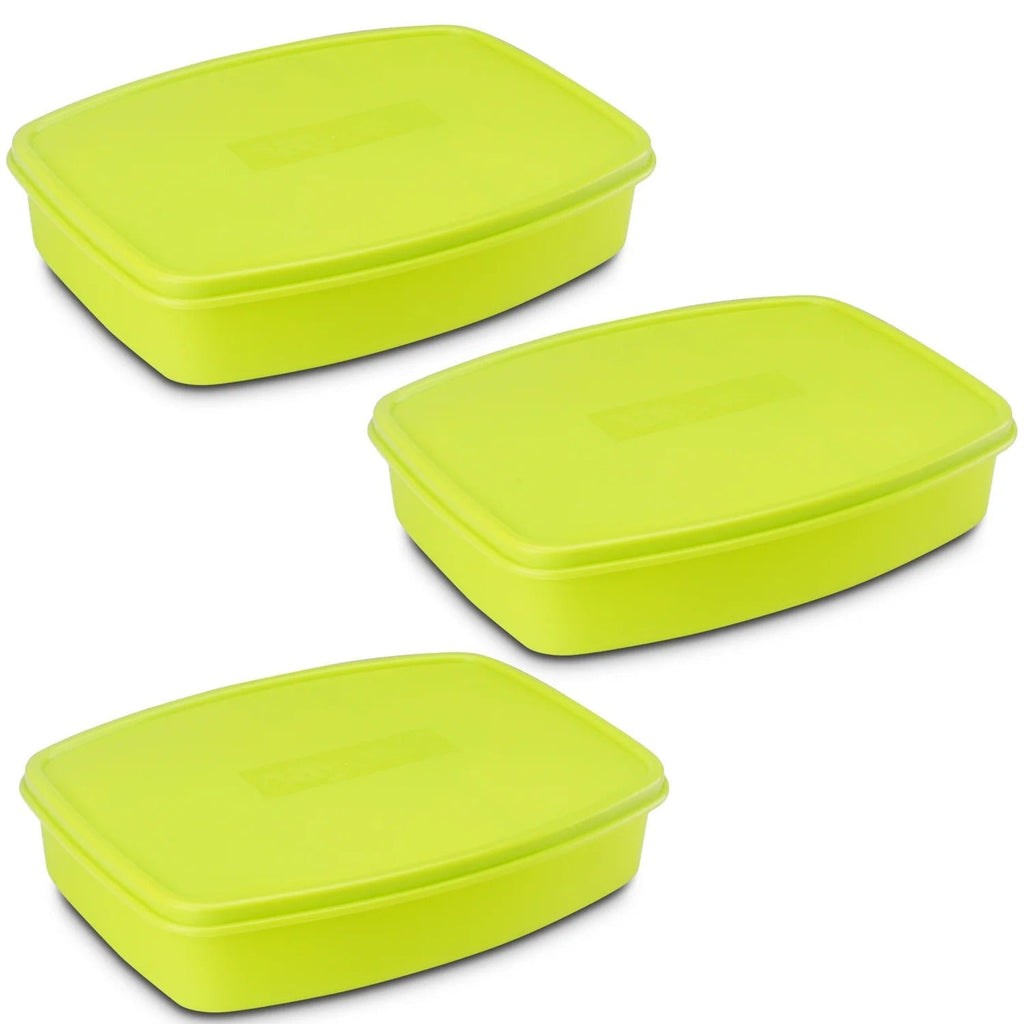 Nayasa Witty Regular Plastic Lunch Box Pack of 3