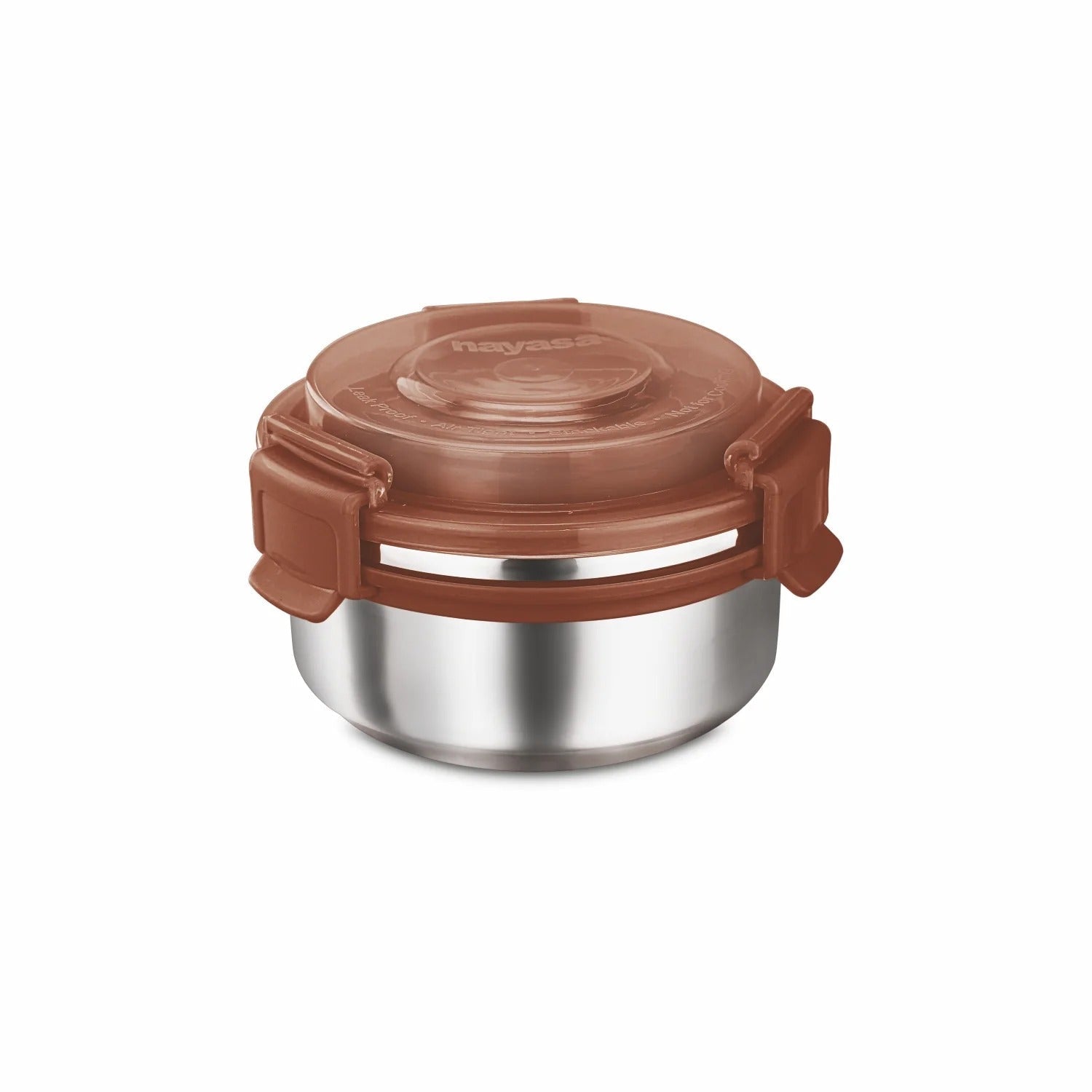 Nayasa Aqua Lock Round Plastic Lunch Box 450ml