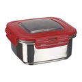 Nayasa Square Eco Lock Plastic Lunch Box 1200ml