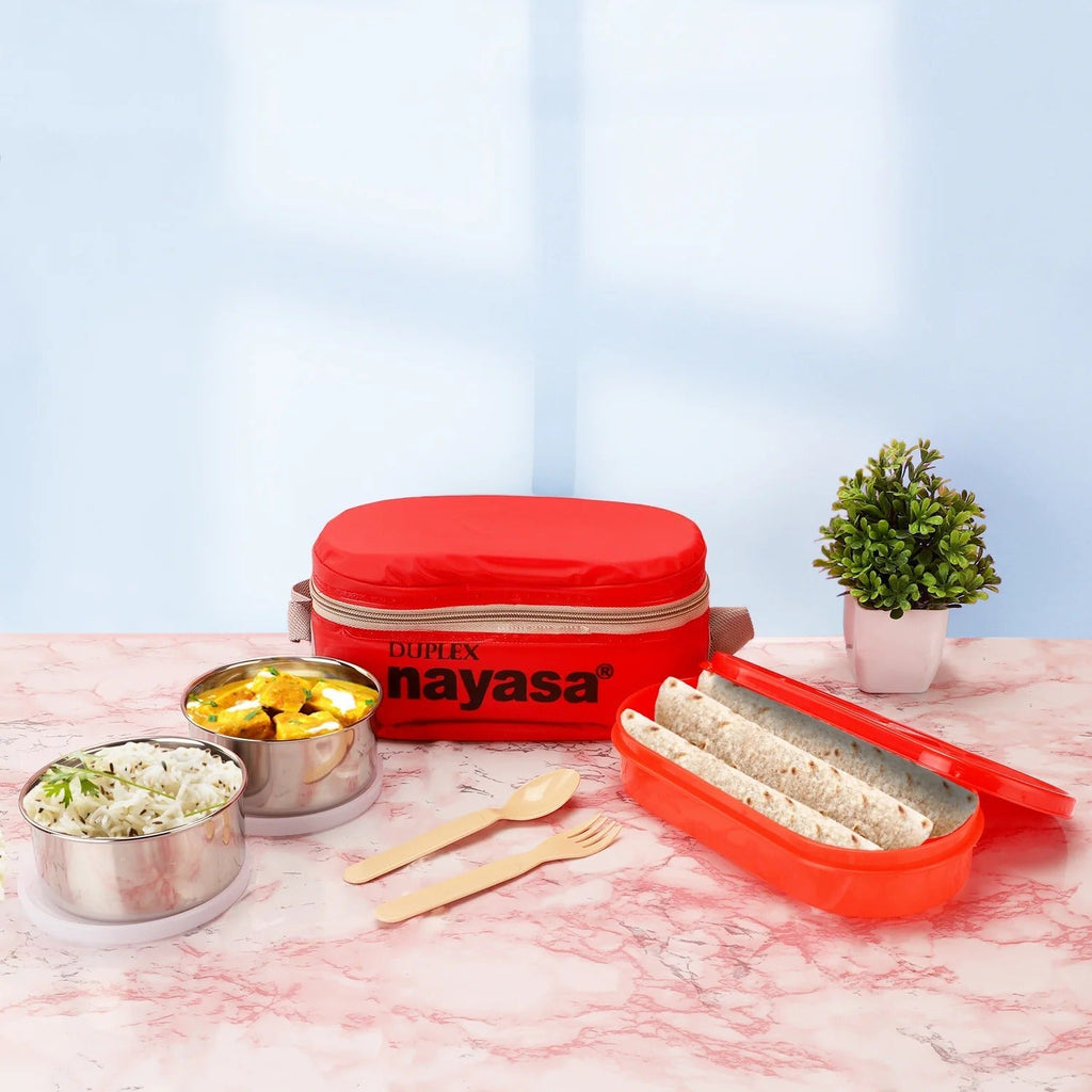 Nayasa Duplex DLX Plastic Lunch Box