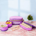 Nayasa Duplex DLX Softline Plastic Lunch Box