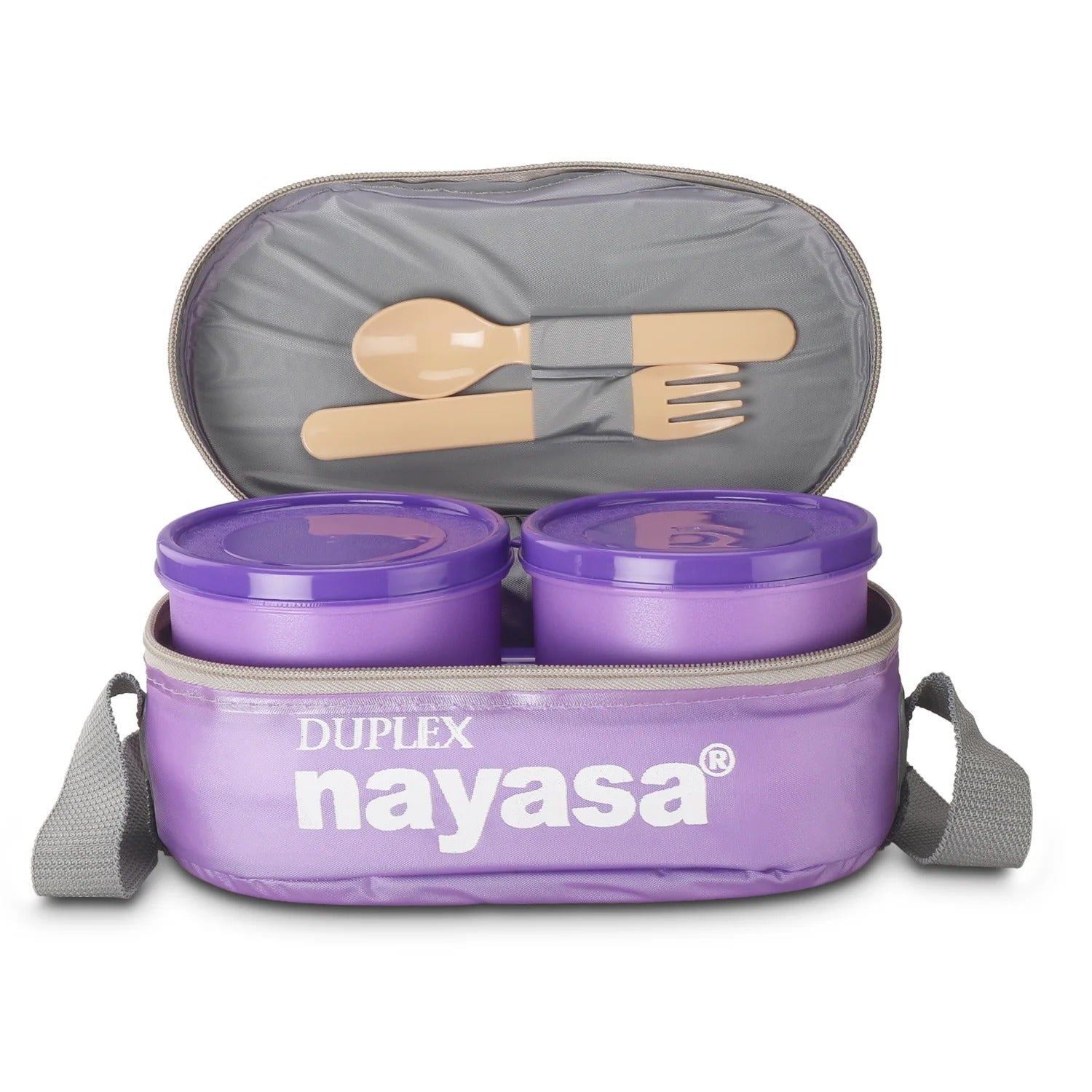 Nayasa Duplex Deluxe Lunch Box with Soft Insulated Bag and Steel Tiffin