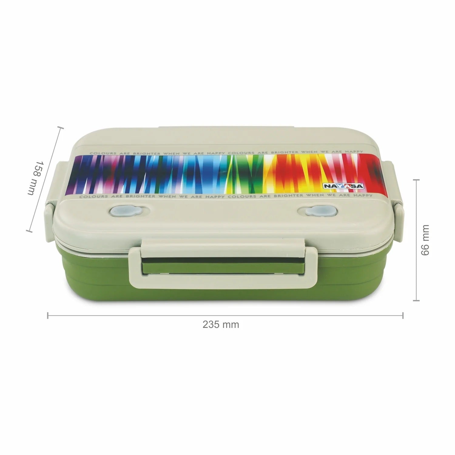 Nayasa Go-Pro Insulated Stainless Steel Lunch Box - 680ml