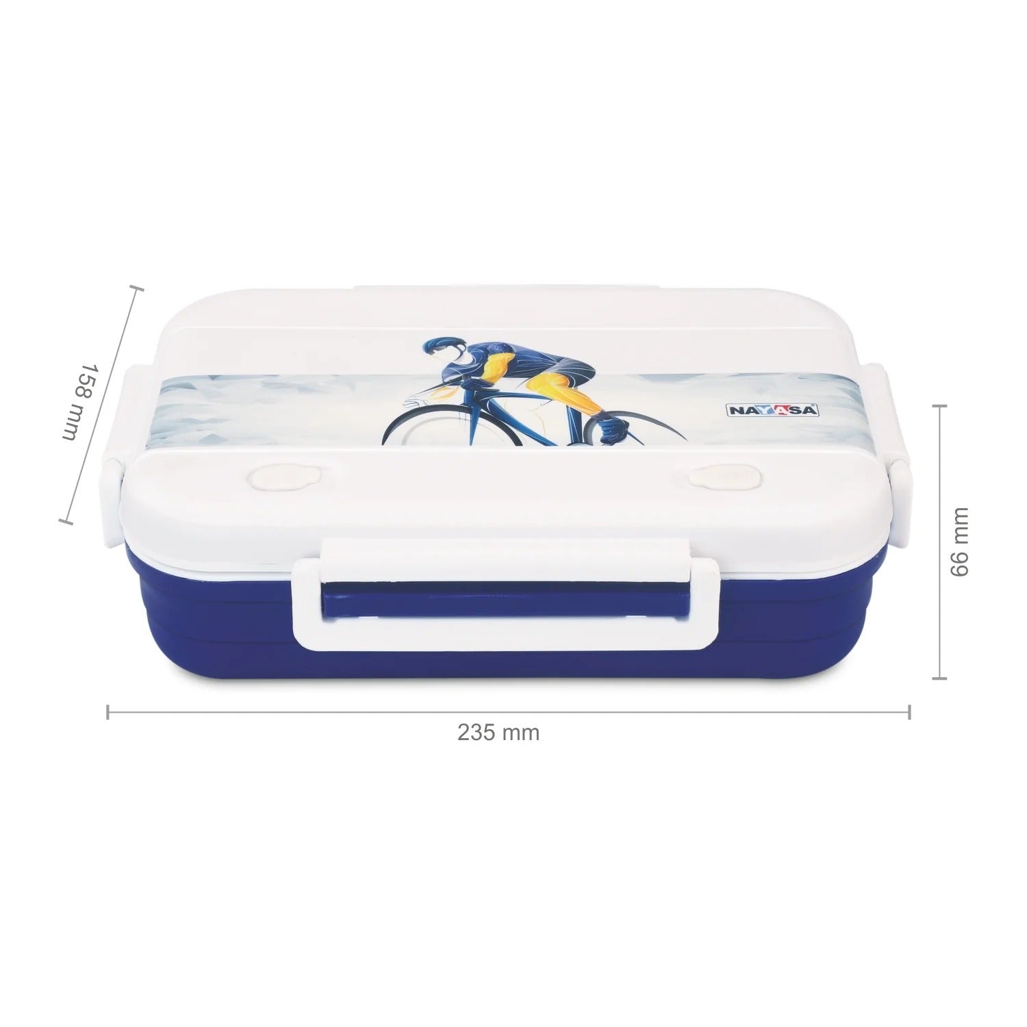 Nayasa Go-Pro Insulated Stainless Steel Lunch Box - 680ml
