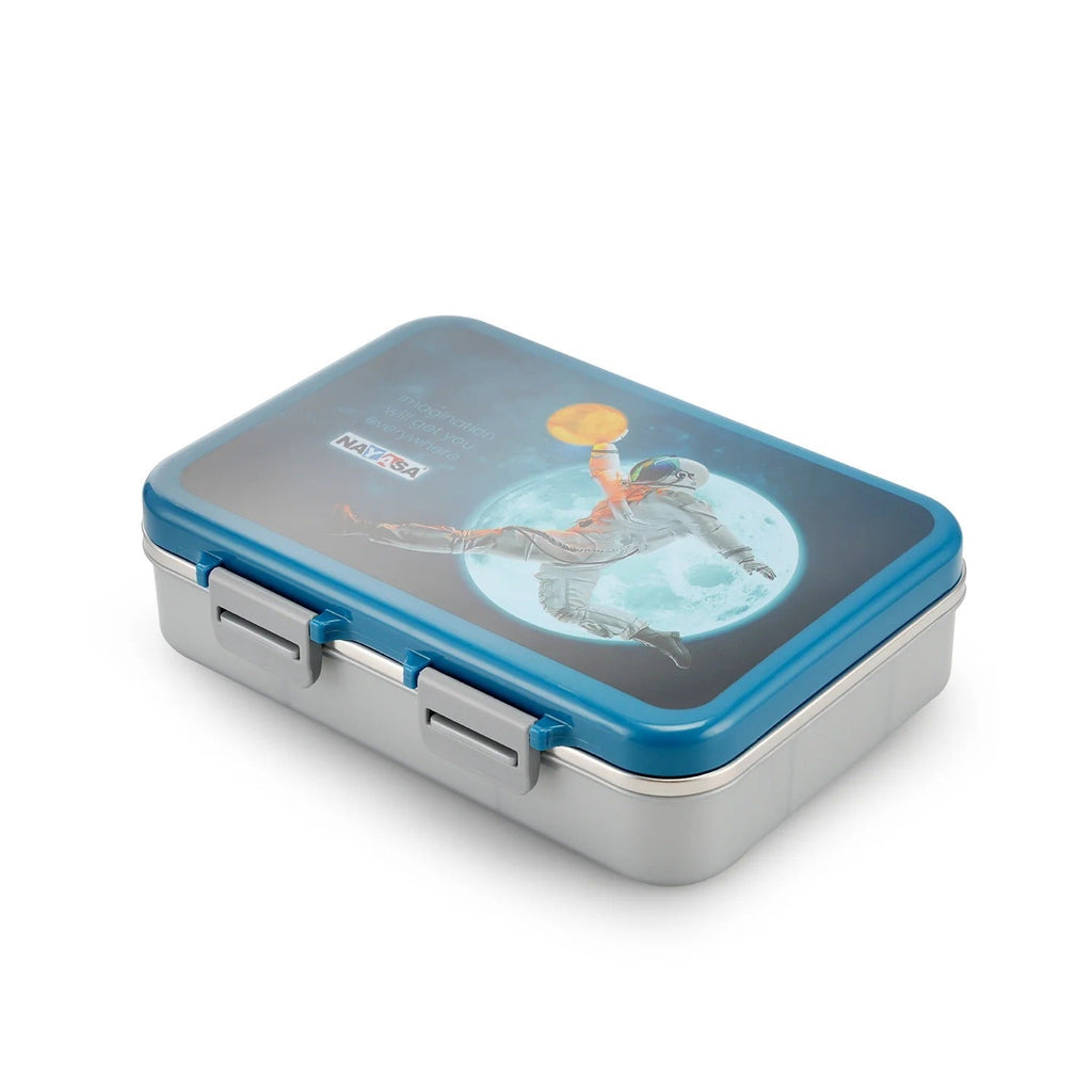 Nayasa Vitamax Insulated 3-Compartment Stainless Steel Lunch Box
