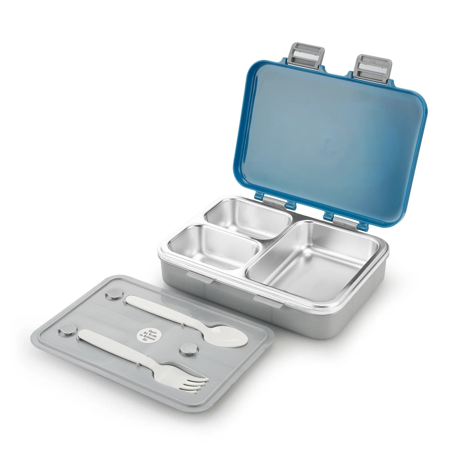 Nayasa Vitamax Insulated 3-Compartment Stainless Steel Lunch Box