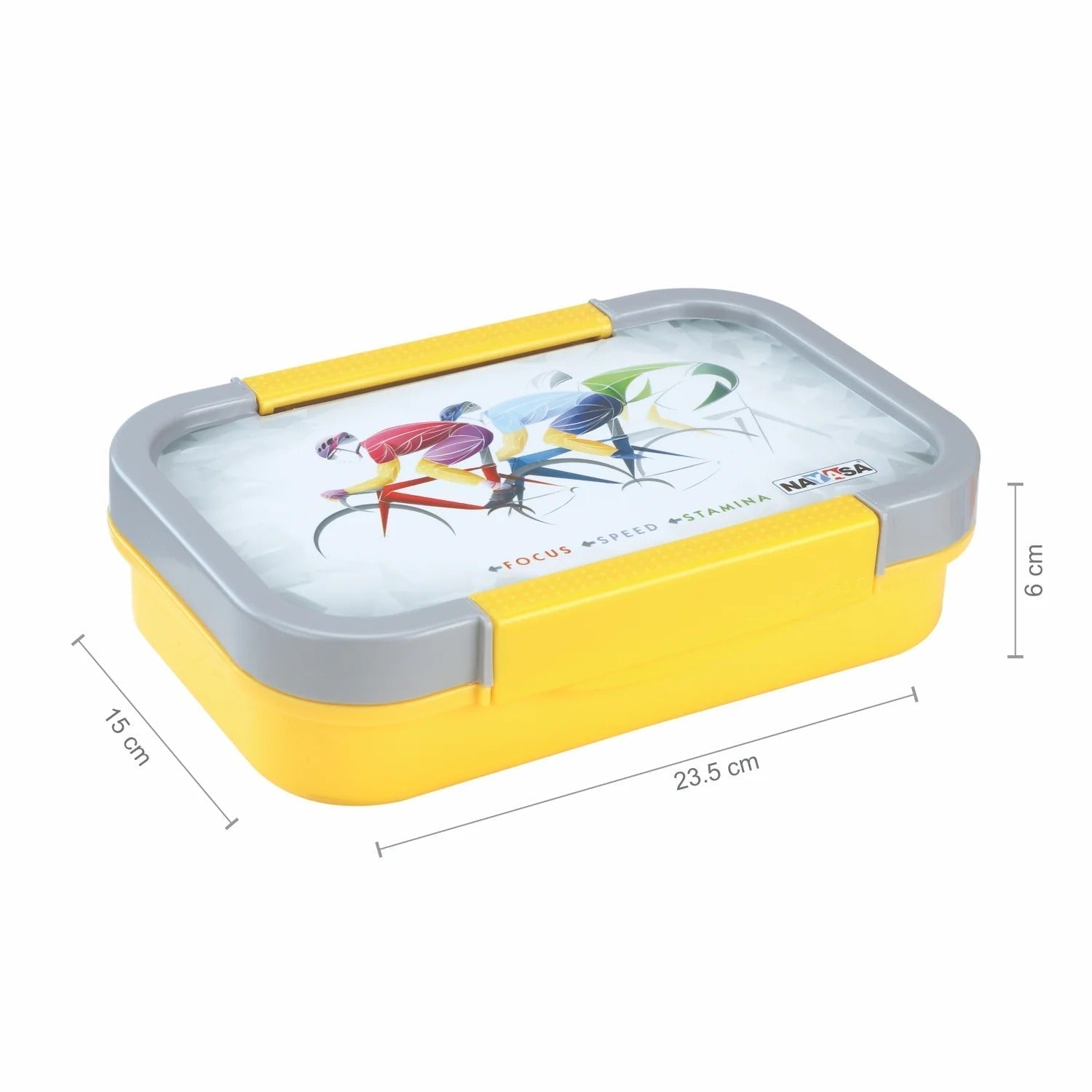 Nayasa Autobot Big Quad-Compartment Insulated Lunch Box