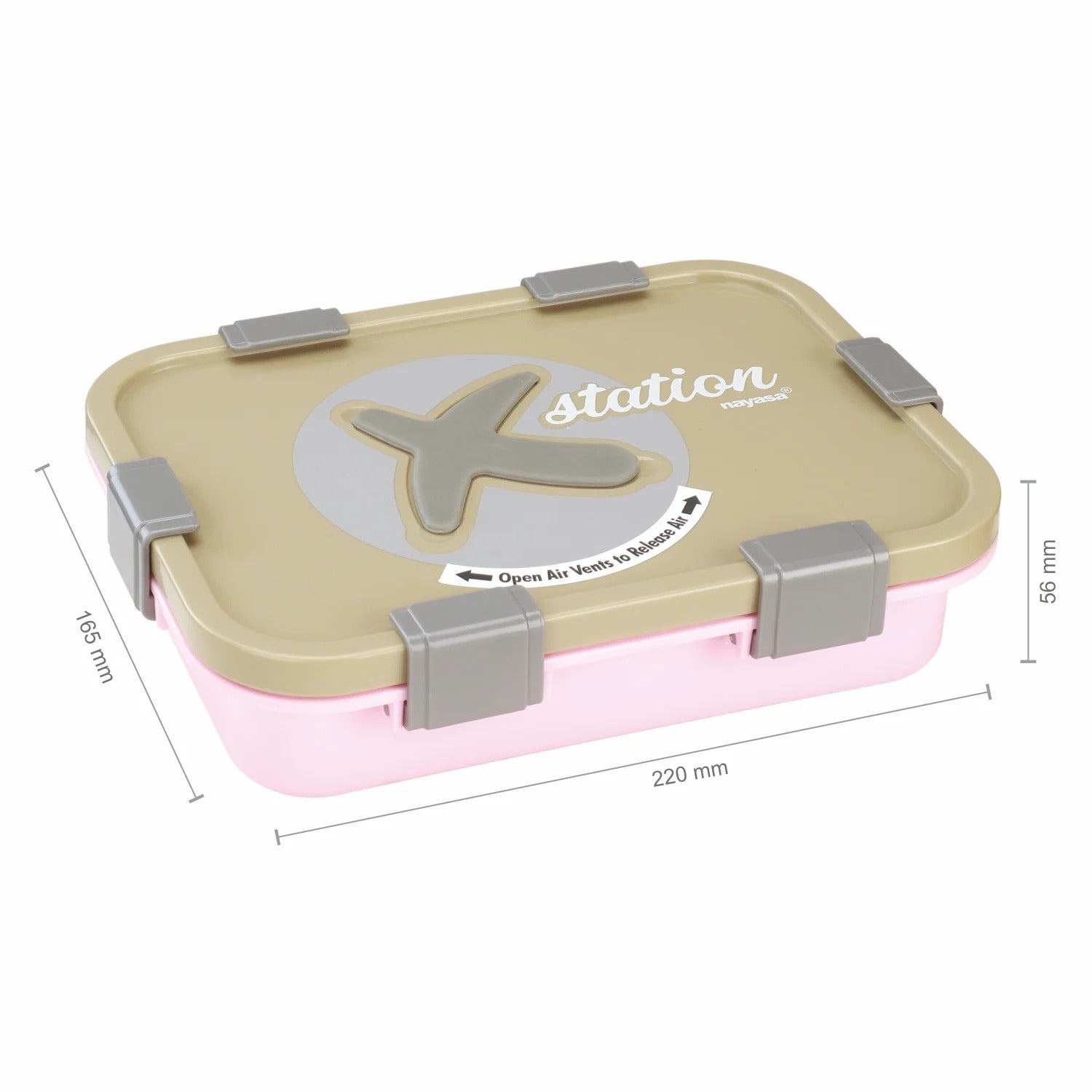 Nayasa X-Station Insulated Stainless Steel Lunch Box 750ml