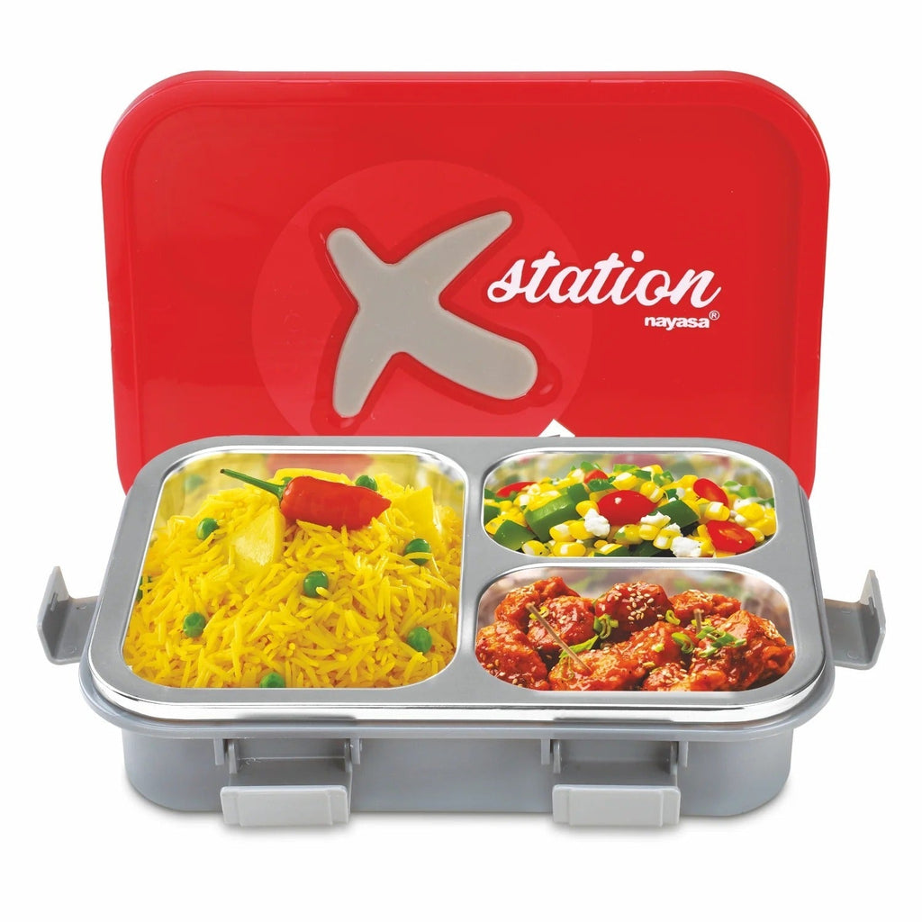 Nayasa X-Station Insulated Stainless Steel Lunch Box 750ml