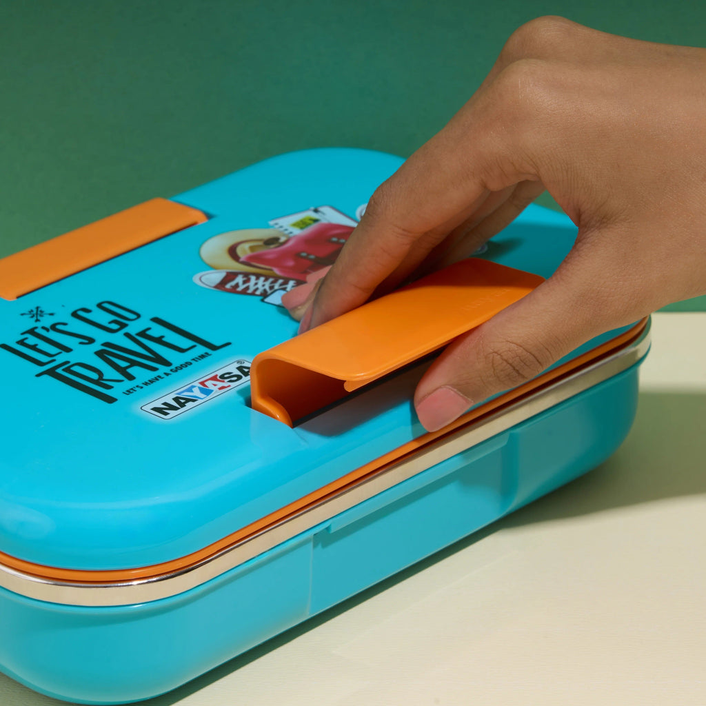 Nayasa Marco Insulated 2-Compartment Stainless Steel Lunch Box