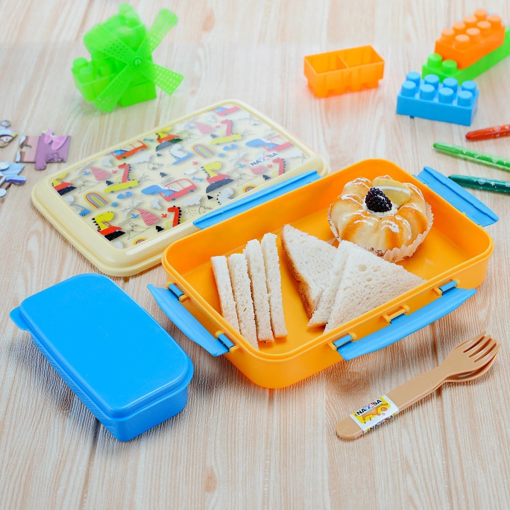 Nayasa On The Go DLX Big Plastic Lunch Box