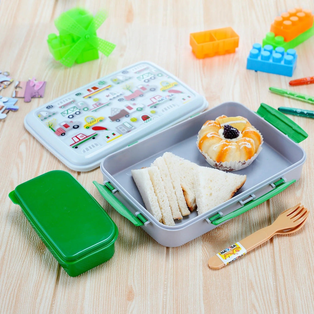 Nayasa On The Go DLX Big Plastic Lunch Box