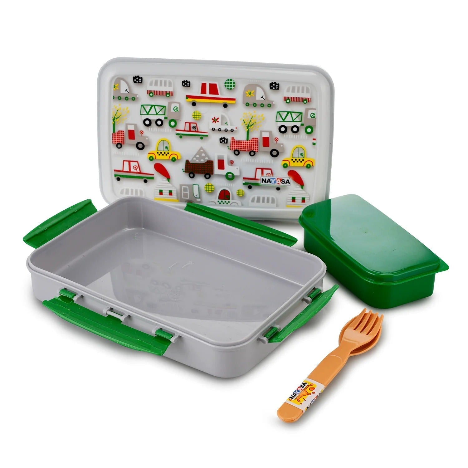 Nayasa On The Go DLX Big Plastic Lunch Box