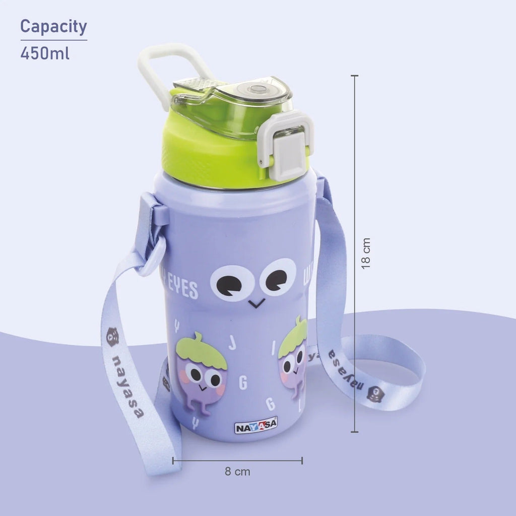 Duo-Sip Insulated Inner Steel Water bottle - 450ml