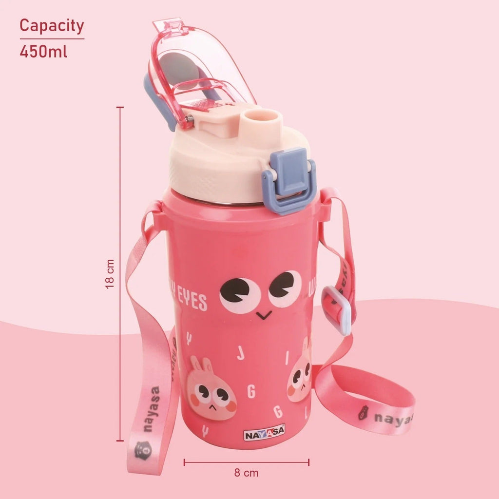 Duo-Sip Insulated Inner Steel Water bottle - 450ml