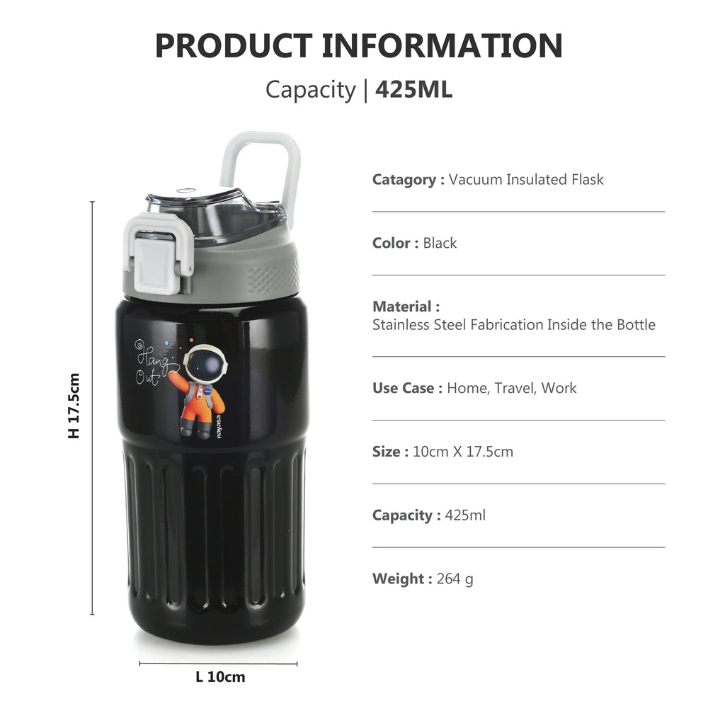 Nayasa Hangout Vacuum Flask 425ml Stainless Steel