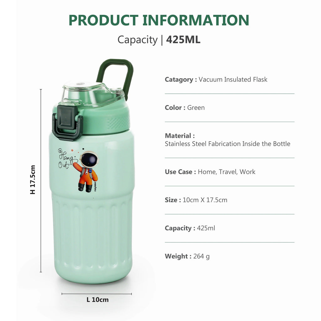 Nayasa Hangout Vacuum Flask 425ml Stainless Steel