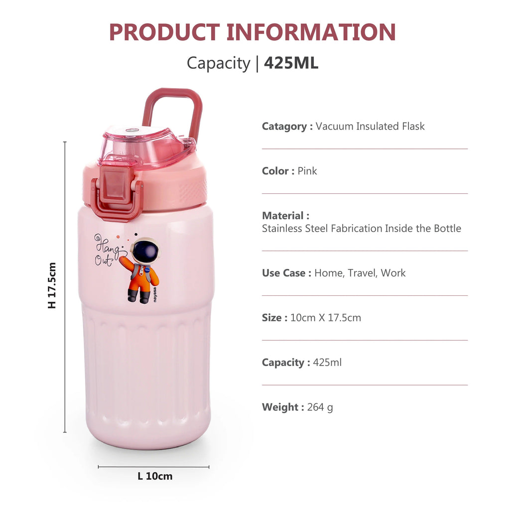 Nayasa Hangout Vacuum Flask 425ml Stainless Steel