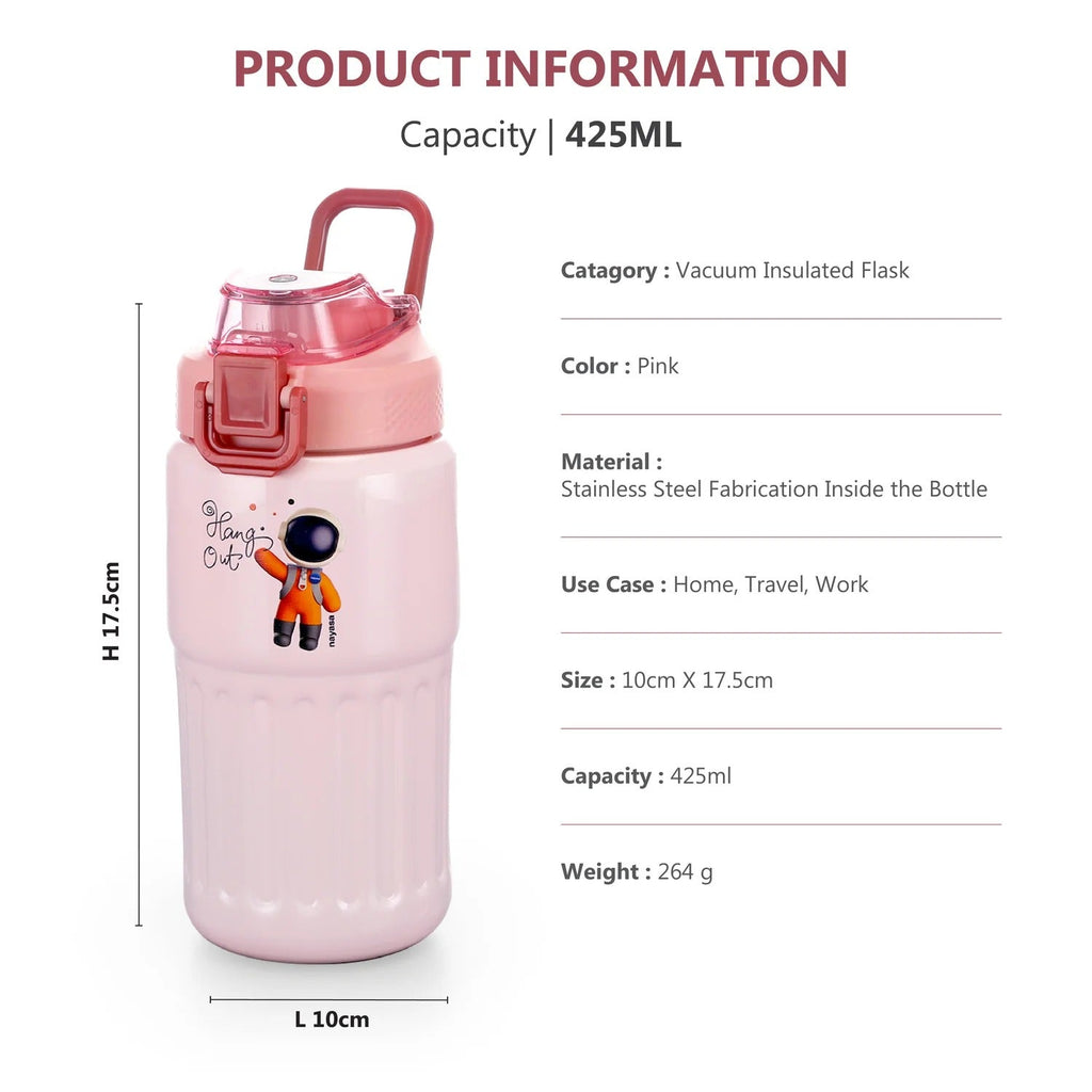 Nayasa Hangout Vacuum Flask 425ml Stainless Steel