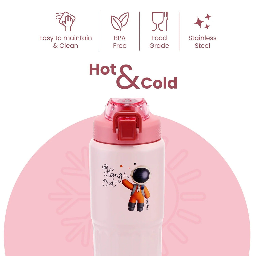Nayasa Hangout Vacuum Flask 425ml Stainless Steel