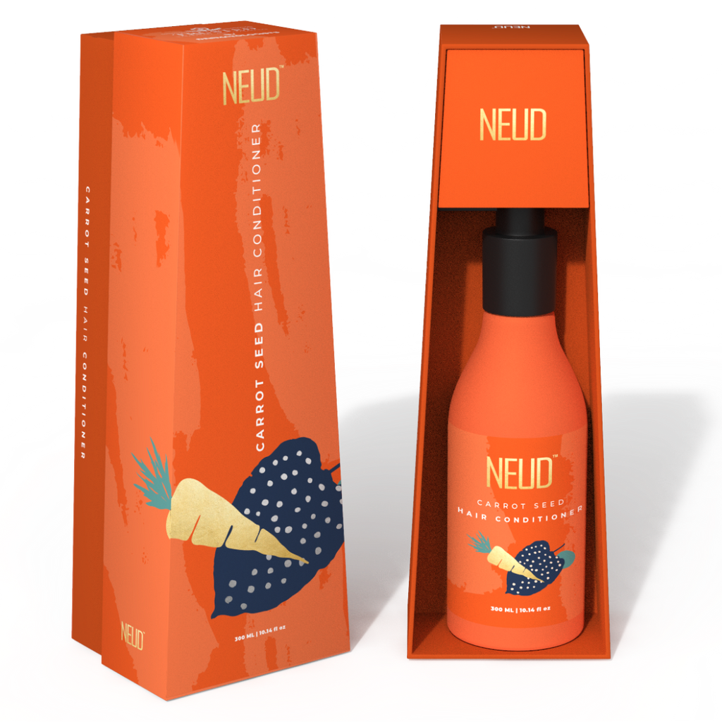 Neud Carrot Seed Premium Hair Conditioner for Men & Women - 300 ml