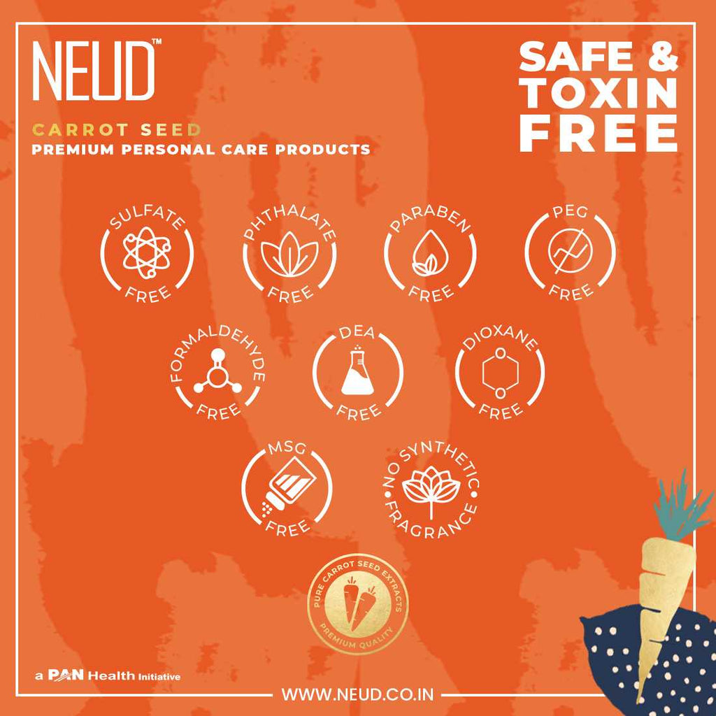 Neud Carrot Seed Premium Hair Conditioner for Men & Women - 300 ml
