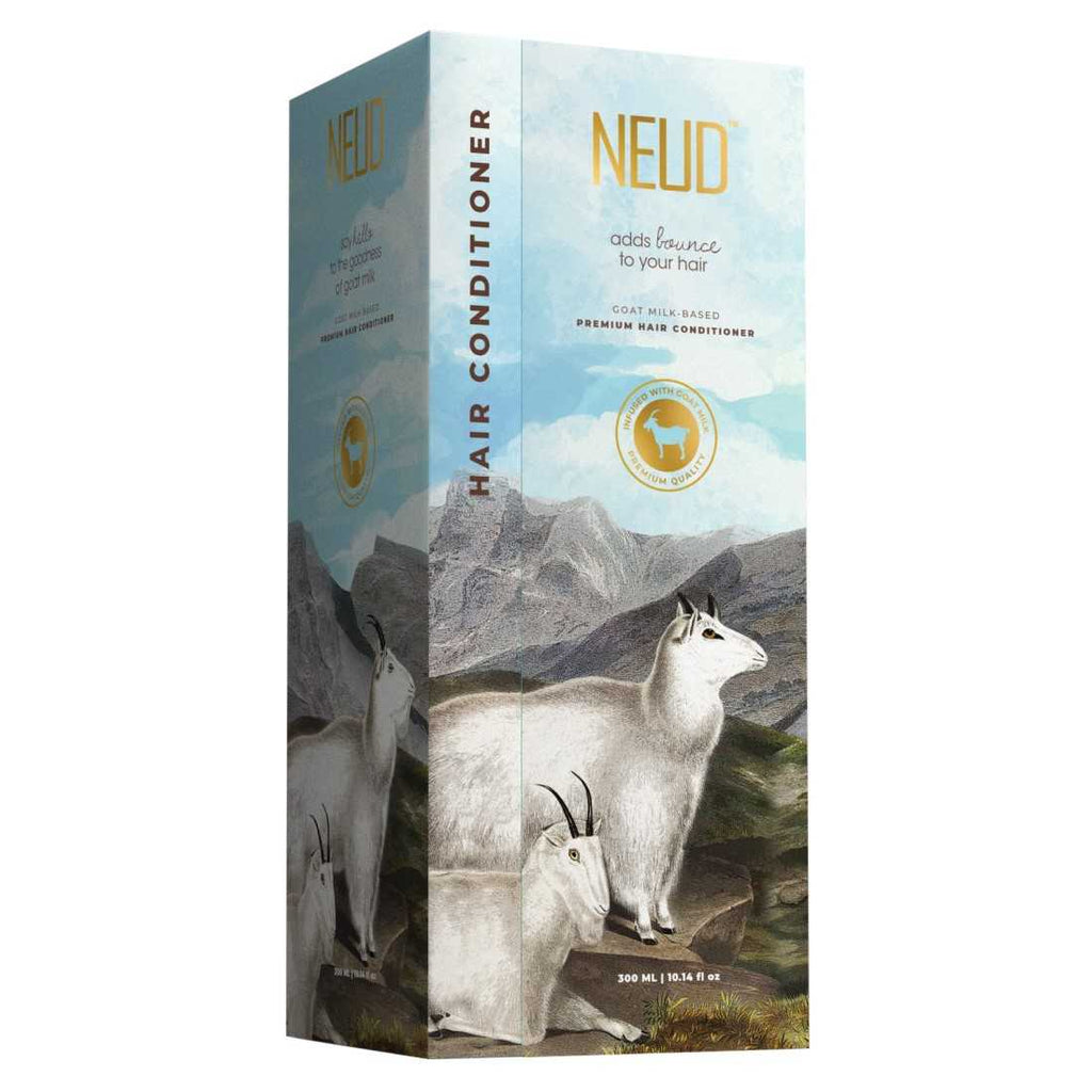 Neud Goat Milk Premium Hair Conditioner for Men & Women - 300 ml